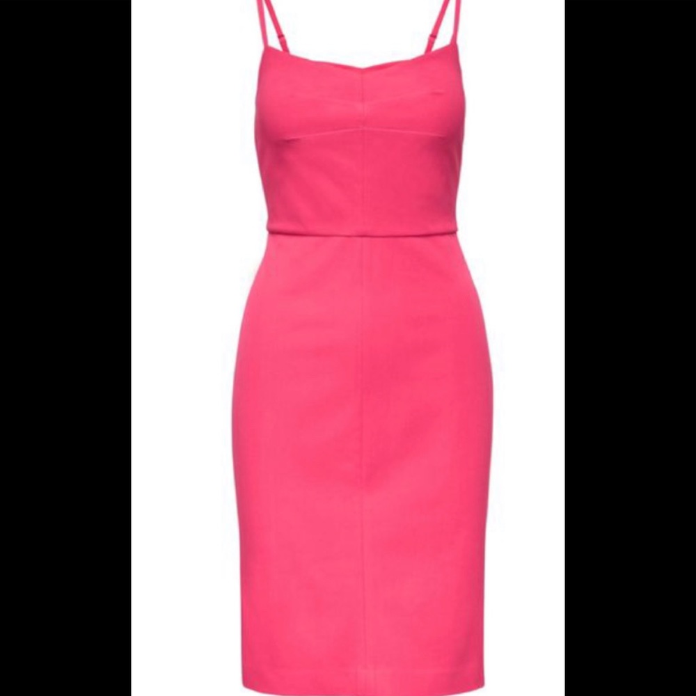 Super Cute and Sexy Hot Pink Sheath Dress -
